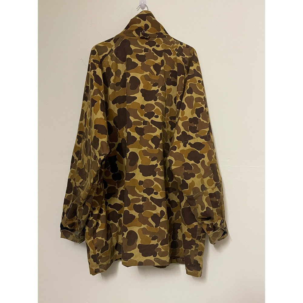 Field & Stream Mens Duck Hunter Camo Jacket Detachable Hood Hunting Parka Brown